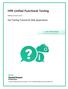 HPE Unified Functional Testing