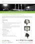 12 LED RoundBack Adjustable Flood Light, Heritage Series