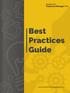 Best Practices Guide.
