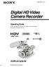 Digital HD Video Camera Recorder