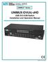 UNIMUX TM Series. UNIMUX-DVI(A)-xHD. USB DVI KVM Switch Installation and Operation Manual