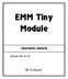 EMM Tiny Module. Operation manual. TS-Market. Version