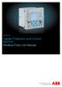 Relion 615 series. Feeder Protection and Control REF615 Modbus Point List Manual