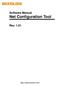 Software Manual Net Configuration Tool Rev. 1.01