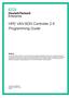 HPE VAN SDN Controller 2.6 Programming Guide