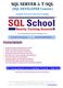 SQL SERVER & T-SQL (SQL DEVELOPER Course)