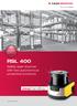 RSL 400. easy handling. Safety laser scanner with two autonomous protective functions.