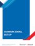 AVIMARK  SETUP. Revised December 18, POWERING SUCCESSFUL PRACTICES TM VETERINARY SOLUTIONS