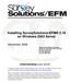 Installing SurveySolutions/EFM 2.10 on Windows 2003 Server