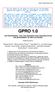 GPRO 1.0 THE PROFESSIONAL TOOL FOR SEQUENCE ANALYSIS/ANNOTATION AND MANAGEMENT OF OMIC DATABASES. (February 2011)