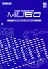 Welcome to the MU80. Congratulations and thank you for purchasing the Yamaha MU80 Tone Generator!