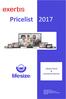 Pricelist 2017 Copyright Exertis Official Lifesize distributor for Netherlands, Belgium & Luxembourg