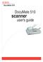 DocuMate 510. scanner. user s guide