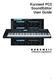 Kurzweil PC3 SoundEditor User Guide