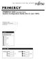 PRIMERGY N800 Datacenter Server System Configuration Guide (Ver.2) (Jul / 2001)