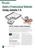 Build a Professional Website Using Joomla 1.5