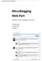 Microblogging Web Part