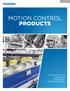 MOTION CONTROL PRODUCTS
