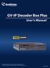 GV-IP Decoder Box Plus User s Manual
