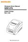 Windows Driver Manual SRP-275 Impact Printer Rev. 3.05