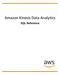 Amazon Kinesis Data Analytics. SQL Reference