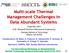 Multi-scale Thermal Management Challenges in Data Abundant Systems