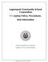 Logansport Community School Corporation 1:1 Laptop Policy, Procedures, And Information