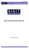 Bibit Implementation Manual