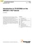 Introduction to TD-SCDMA on the MRC6011 RCF Device