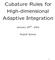 Cubature Rules for High-dimensional Adaptive Integration