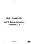 IBM - C AIX 7 Administration Version: 7.1
