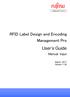RFID Label Design and Encoding Management Pro User s Guide