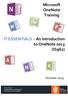 IT ESSENTIALS An Introduction to OneNote 2013 (IS962)