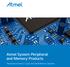 Atmel System Peripheral and Memory Products. Temperature Sensor, Crypto and Serial Memory Solutions
