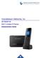 Grandstream Networks, Inc. DP750/DP720 DECT Cordless IP Phones Administration Guide