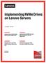 Implementing NVMe Drives on Lenovo Servers