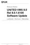 UNITED VMS 8.0 Rel Software Update