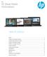 Table of contents. FAQ HP ZBook Mobile Workstations