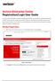 Verizon Enterprise Center Registration/Login User Guide