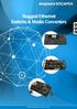Rugged Ethernet Switchs & Media Converters