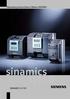 Operating Instructions Edition 04/2005. sinamics SINAMICS G110