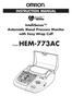 INSTRUCTION MANUAL. IntelliSense Automatic Blood Pressure Monitor with Easy Wrap Cuff. Model HEM-773AC