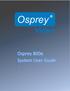 Osprey 800e Series User Guide