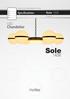 Specifications Sole 140W Product Specifications LED Chandelier Sole 140W