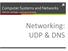 Networking: UDP & DNS