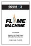 User Manual Equinox 2m Flight Cased DMX LED Flame Machine Order code: FLAM12