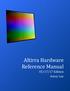 Altirra Hardware Reference Manual 05/17/17 Edition Avery Lee