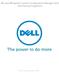 Microsoft System Center Configuration Manager 2012 Dell Factory Integration