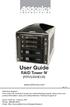 User Guide RAID Tower IV (RTIV535HEU3)