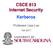 CSCE 813 Internet Security Kerberos